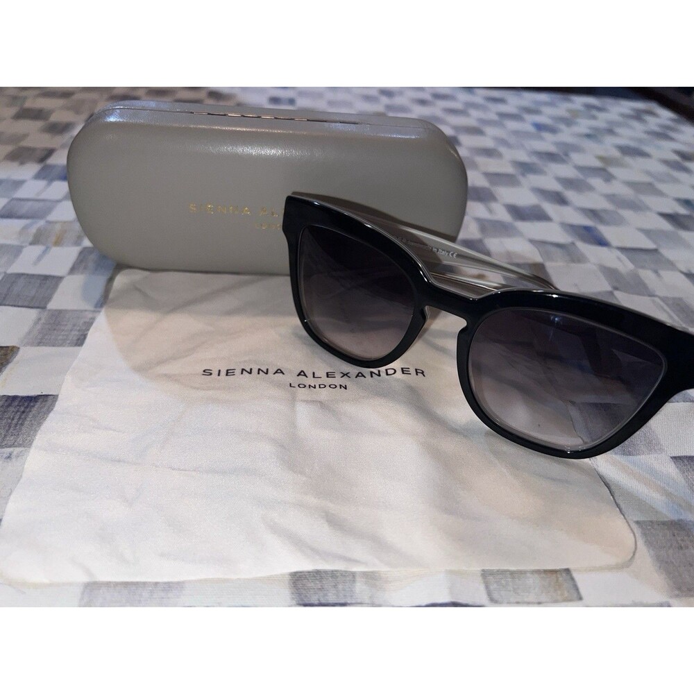 SIENNA ALEXANDER  Vietha Square-Frame Sunglasses Italy Hand-polished 100% UV